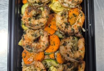 Mediterranean Shrimp Pilaf